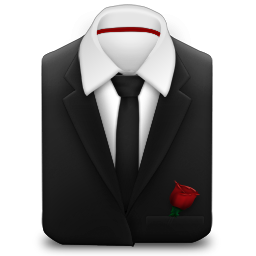 Manager Black Tie - Rose Icon 256x256 png